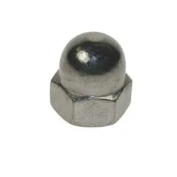 M4 Dome Nuts Zinc Plated (Pack of 10) [DIN 1587]